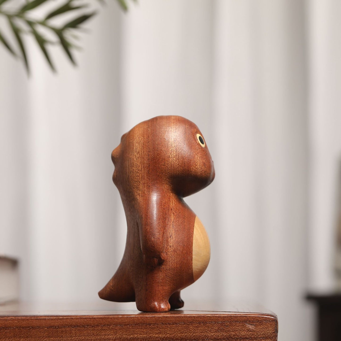 Handcrafted Wooden Creature Figurine | Minimalist Nordic Decorative Toy
