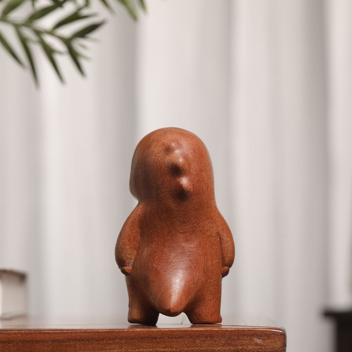 Handcrafted Wooden Creature Figurine | Minimalist Nordic Decorative Toy